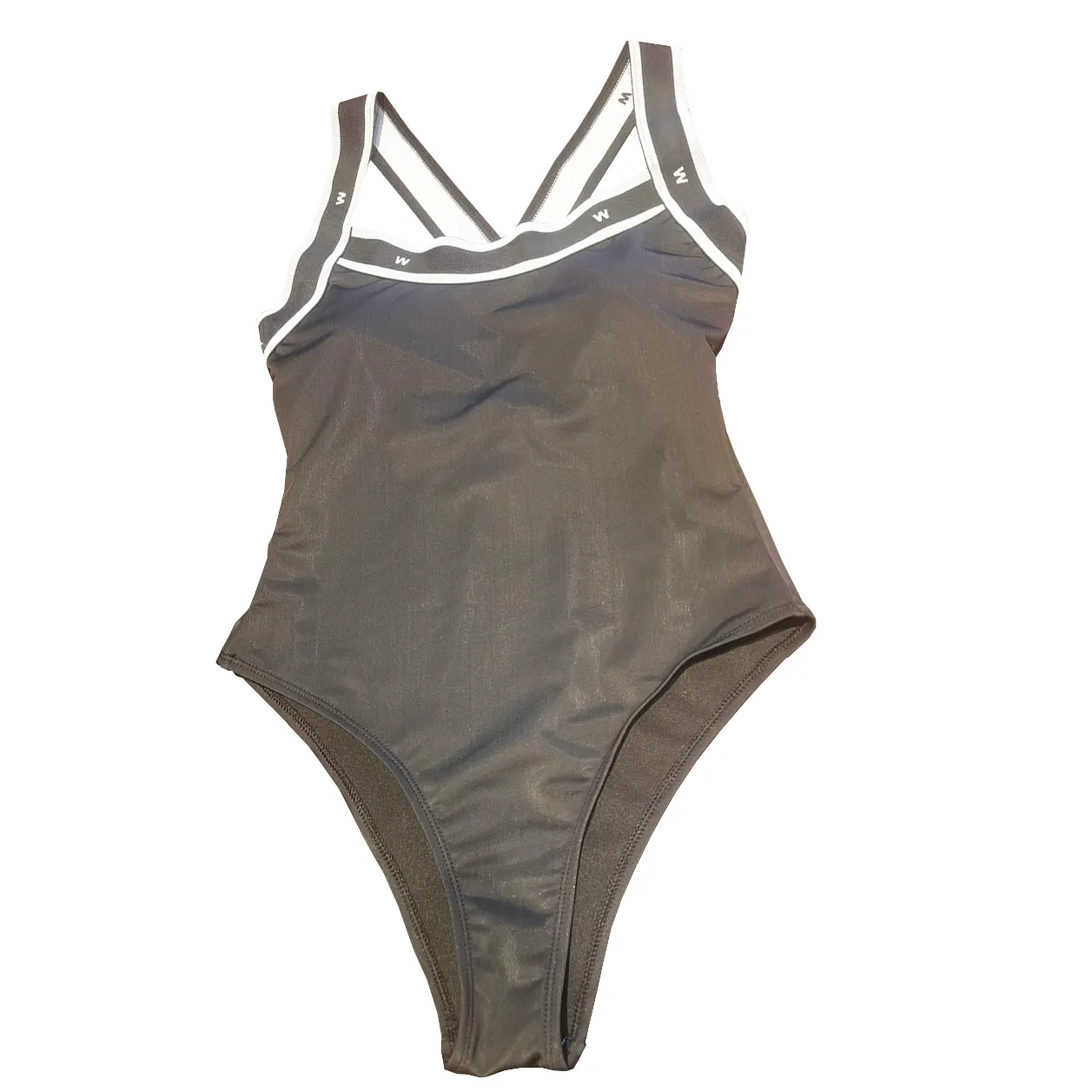 Costume da bagno estivo firmato da donna Stampa costume da bagno intero Lettera Fettuccia imbottito Costume da bagno bikini primavera calda