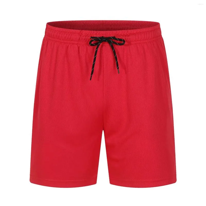 Calça masculina cor lisa prancha lisa esportes fitness verão fino solto secagem rápida shorts de treinamento mangueiro