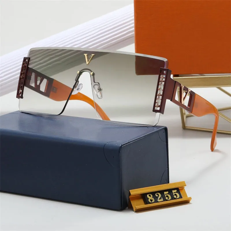 DHgate Polarized Sunglasses for Men Women Oversized Square Frameless Fashion Sunglasses UV400 Protection Cool Style for 2024 Beach Travel Street Fashion Accessories