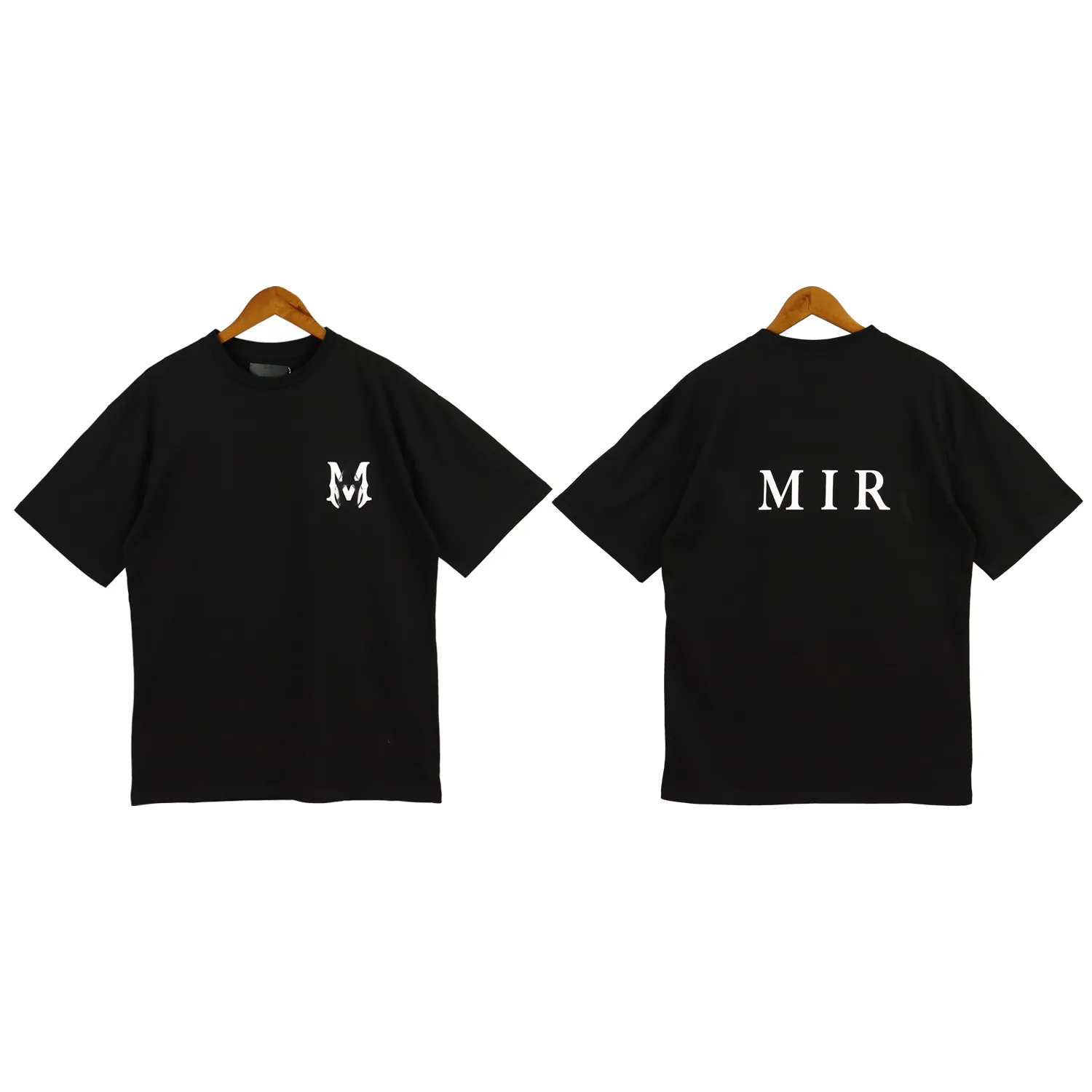 225 Miri Mens Tshirt 여자 티셔츠 셔츠 커플 스트리트 패션 브랜드 셔츠 인쇄 아미르 짧은 슬리브 캐주얼 느슨한 남자 티셔츠 라운드 목 크기 s