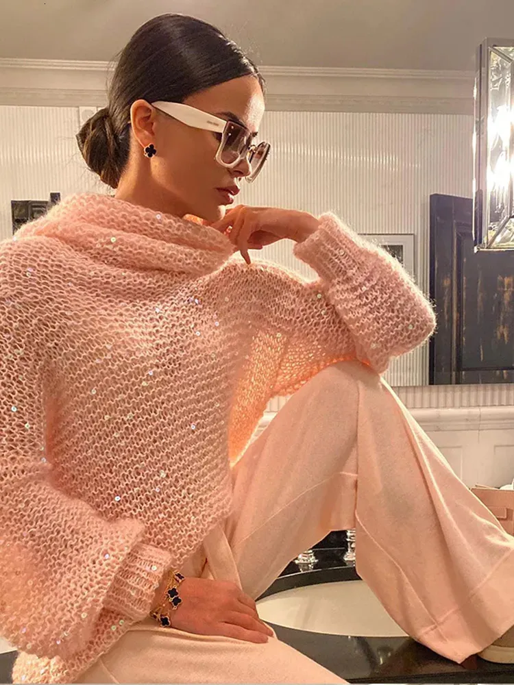 Loose cowl store neck sweater