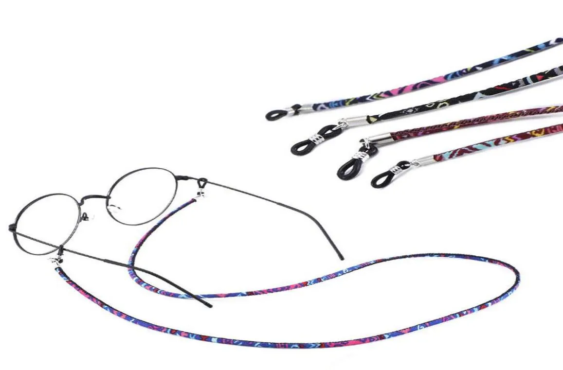 Gemengde kleurrijke sportbrillenglazen zonnebrilkettingen nekkoord riem string lanyard houder verstelbare mode-accessoires1402385