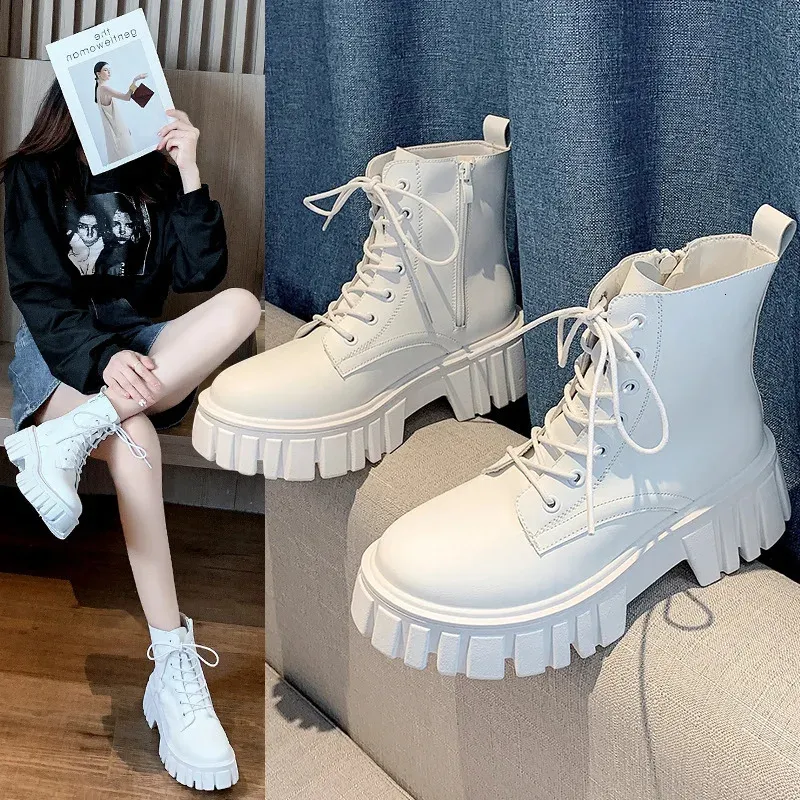 Cute chunky boots hot sale