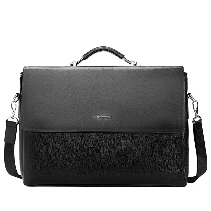 Mis de valeur Brand Design Business Men Mencase en cuir Mobile ordinateur portable Sac à main