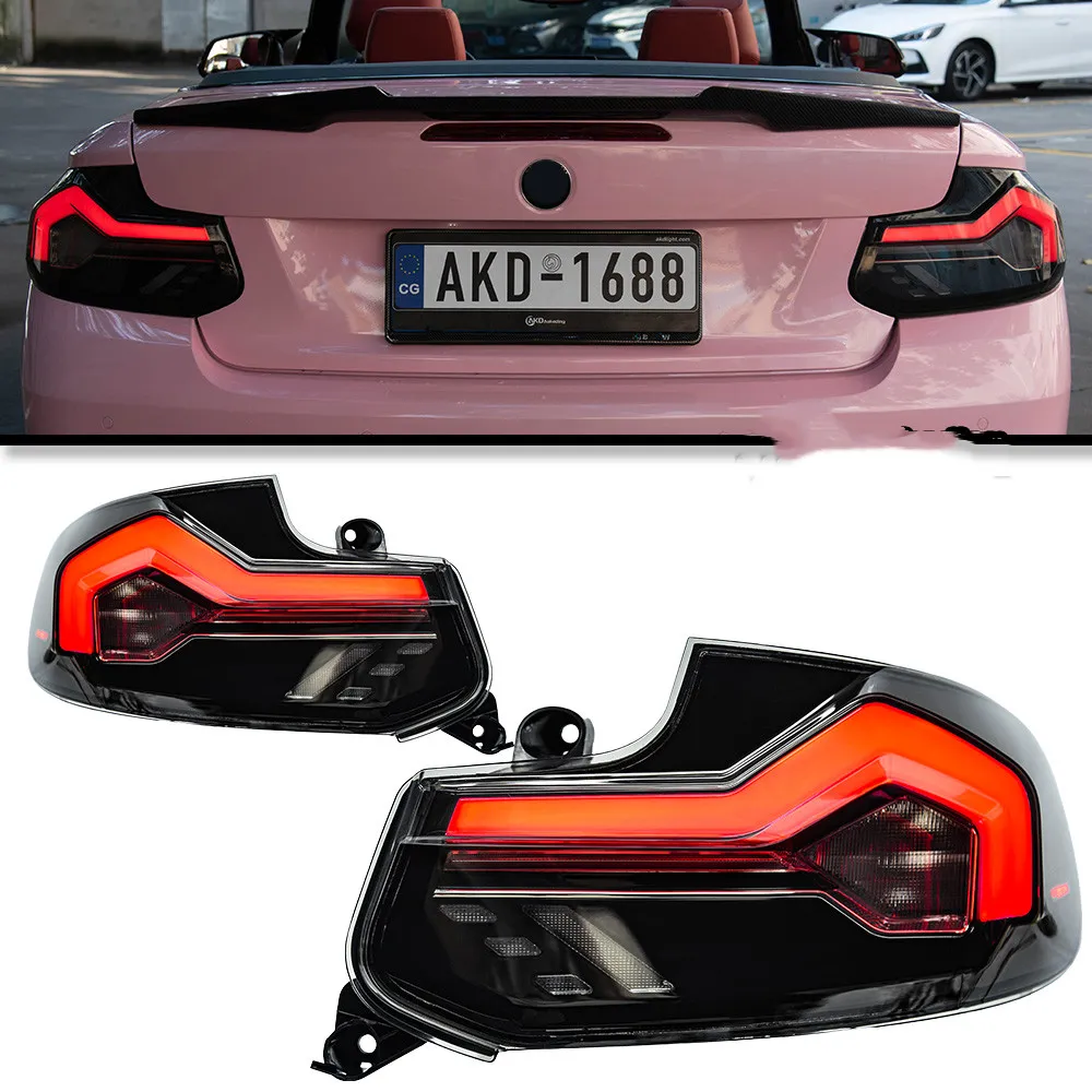 Rücklampenbaugruppe für BMW 2 Serie F22 Taillight 2014-20 19 M2 F21 Styling-LED-Bremse Reverse Rücklampe Dynamisches Licht