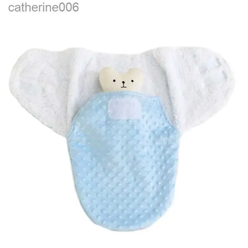 Sacos de dormir Swaddle Swaddle Swaddle Warm macio manta de bebê envelope de saco de dormir para mochila espetacular coco para o bebê 0-6 mesesl231226