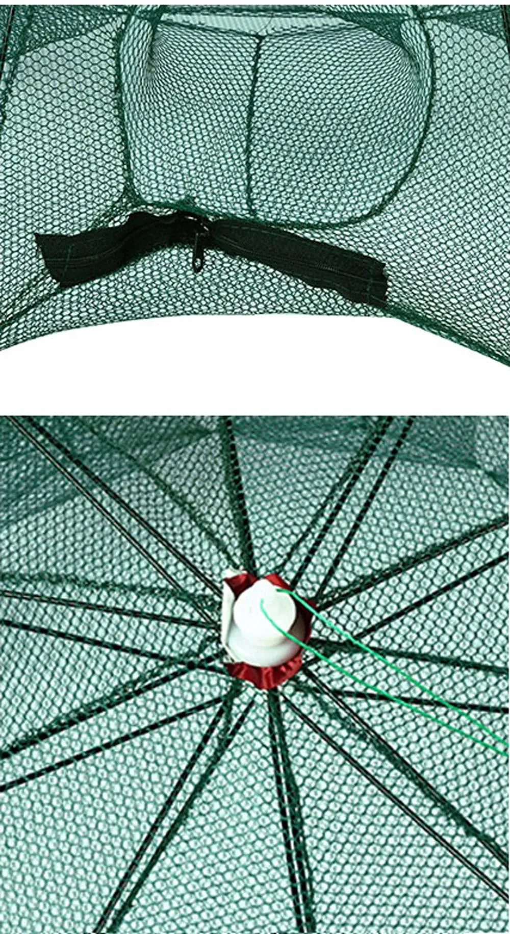 Combo Folded Portable 428 Holes Strengthened Automatic Fishing Net Shrimp  Minnow Crab Cage Nylon Fish Trap Cast Network Fishing Tool From Zcdsk,  $11.7
