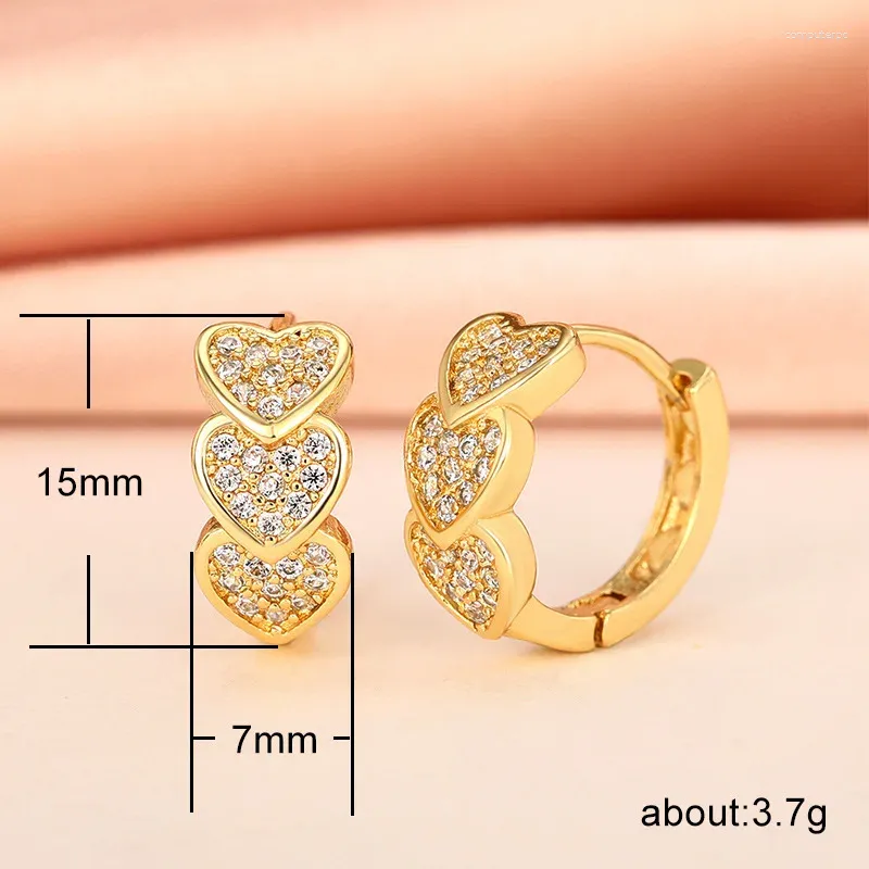 アクセサリー 18K GOLD EARRING 10K GOLD RING SET DHgate.com:14K Gold Plated Heart Cubic Zirconia Dazzling