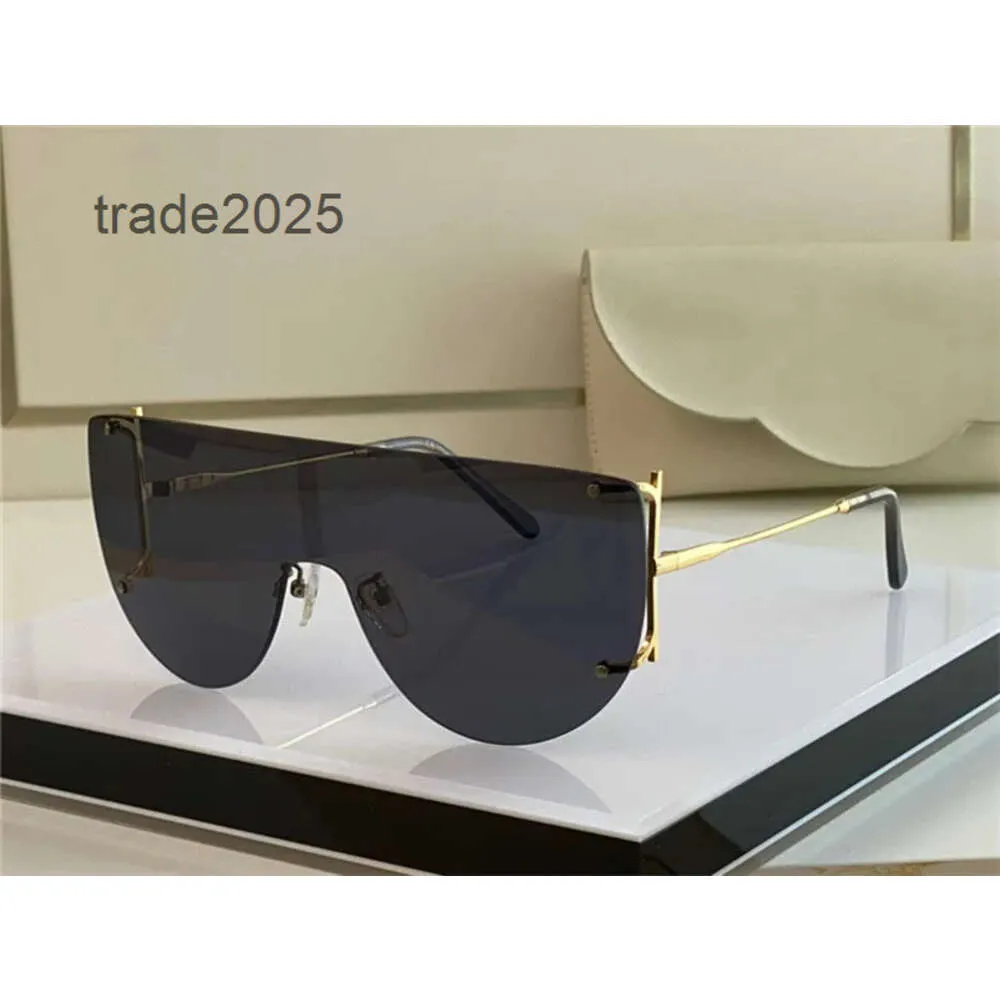 Designer zonnebril Nieuw modeontwerp 222 Randloze lens uit één stuk lens eenvoudige en trendy stijl veelzijdige outdoor outdoor UV400 Protection Eyewear