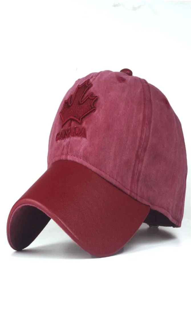 Fashion Women Baseball Cap Pure Color Canada Embroidery Letter Snapback Hat For Men Cap Baseball Unisex Caps Casquette Gorras1193063