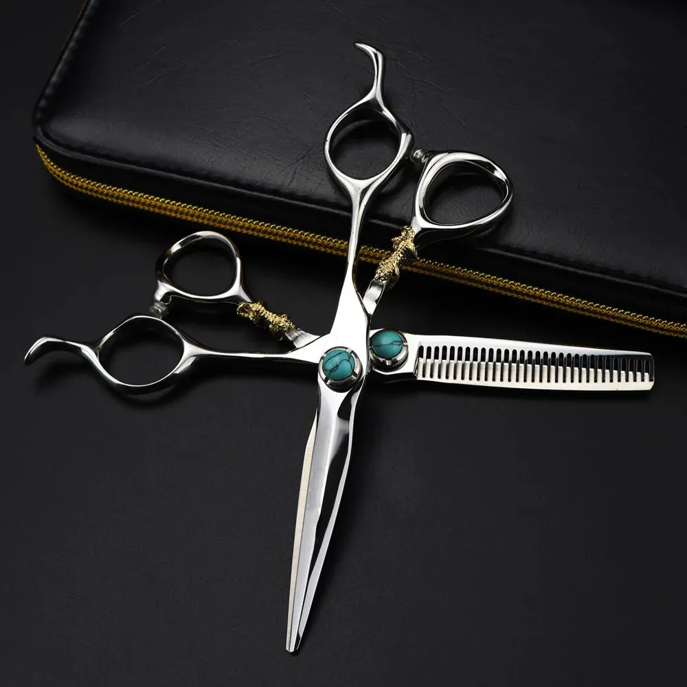 Premium 6'' Hair Cutting Shears - Professional JP440c Steel Haircut ...