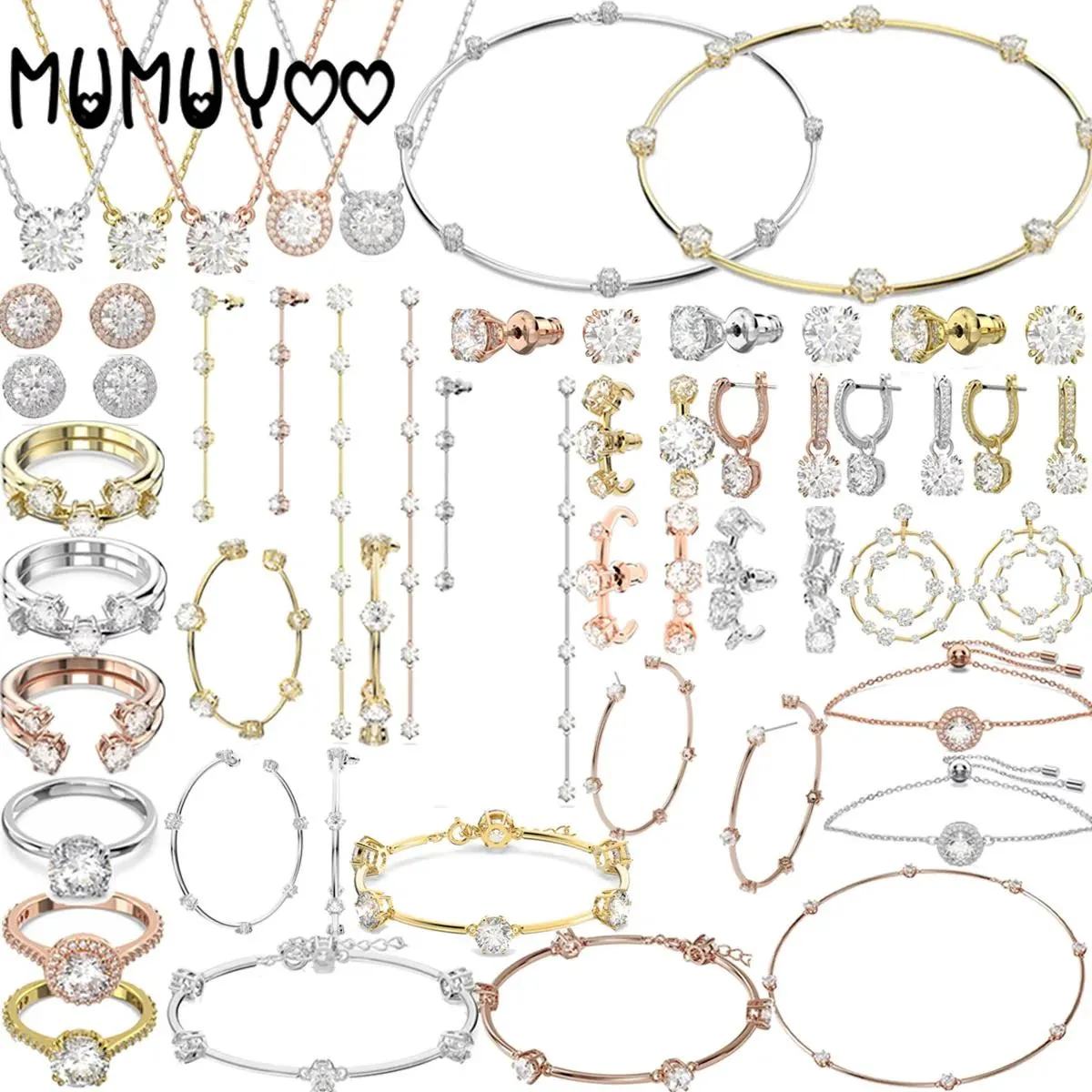 Hangers 2023 Nieuwe Trend Constella Originele Fijne Sieraden Sets Charms Klassieke Fijne Geometrie Oorbellen Ketting Armband Sieraden voor Vrouwen