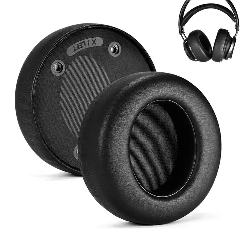 Earphones Durable Earpads For Philips Audio Fidelio X2HR X1 Headphone Ear Pads Soft Protein Leather Memory Foam Sponge Earphone Sleeve