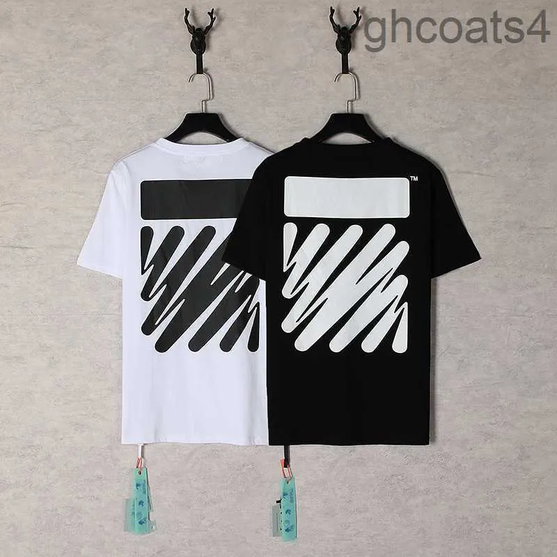 Erkek Tişörtleri Beyaz 23SS Yeni Graffiti High Street Moda Markası Gevşek Kısa Kollu T-Shirt Ağırlık Kumaş Tzgz