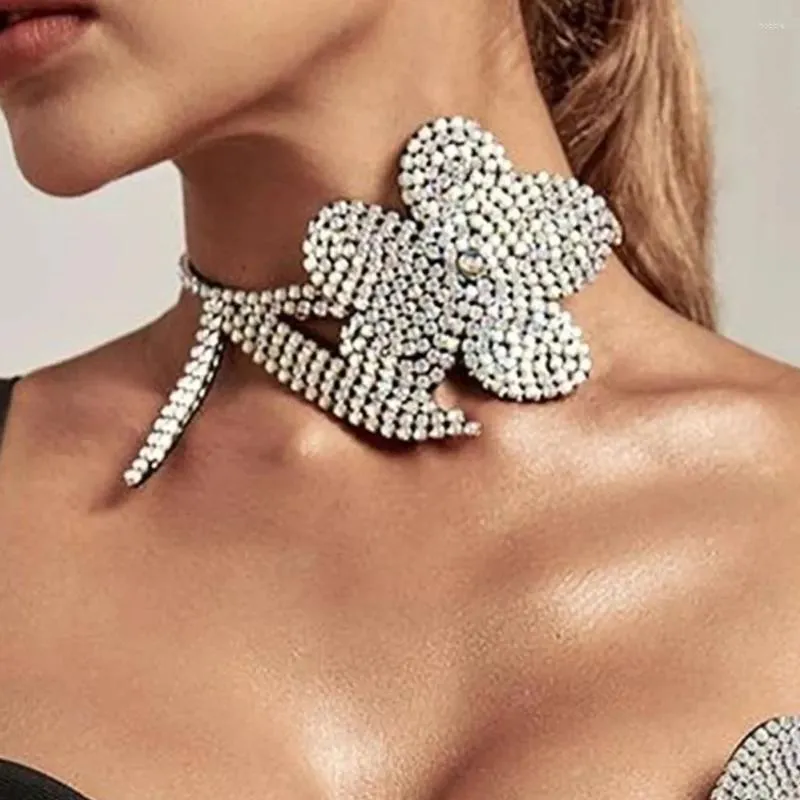 CHOKER CHIETTRO ELEGANTE COLLARE DI FLOORE GIOCO Y2K PER DONNA DELLA DELLA DELLE GIOVILI BRIDAL CHE FAMILE ACCESSORI DI ALTA QUALITÀ PARTENZA