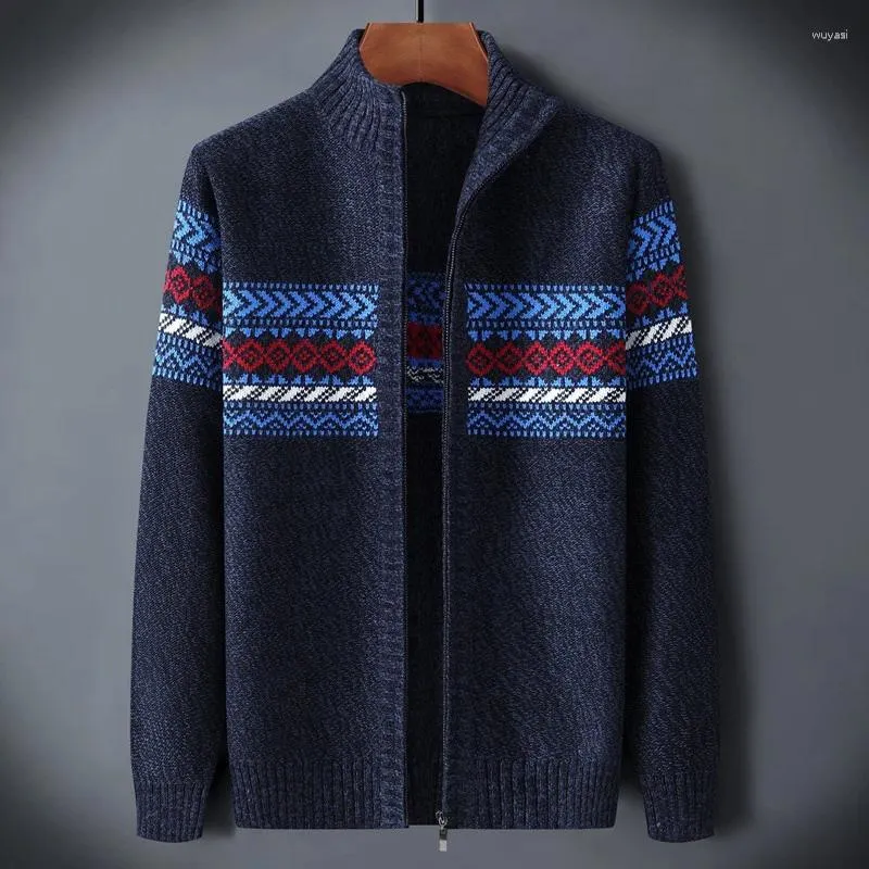 Maglioni maschili Icpans inverno maglione invernale uomini vintage natalizi s cardigan plaid per abiti maschili