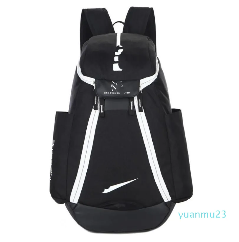 20223 Unisex Hoops Elite Pro Sports Mackpack Basketball Team Knapsack Bolsas para hombres Gran capacidad Bolsas de viaje de entrenamiento impermeable