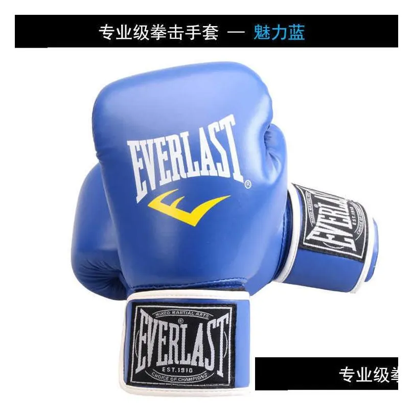 Protective Gear New Boxing Gloves Men Women Sandbag Fighting Professional Sanda Pu Children Adt Training Special Drop Delivery Sports Dhlsf