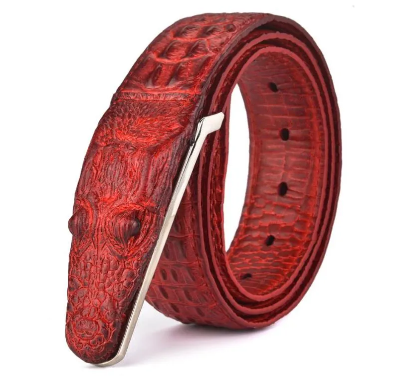 2020mens bälten Luxury Leather Designer Belt Men High Quality Ceinture Homme Cinto Masculino Luxo Crocodile Cinturones Hombre 2020 6283891