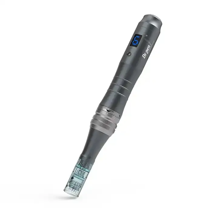 M8 Dr Pen Lcd Elettrico 11/16/24/36/42 Spilli Ultima Derma Pen Cura Della Pelle Anti Invecchiamento Auto Microneedle professionale Derma Penna Ago