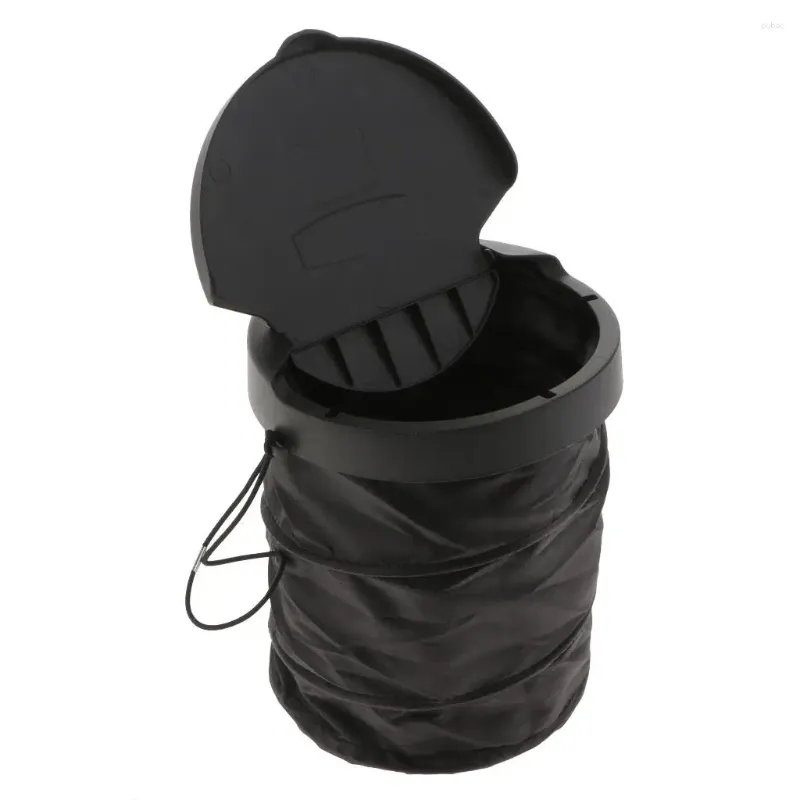 Car Organizer Foldable Dust Bin Storage Bucket Trash Can Container Up Garbage Bag For Truck Minivan SUV Auto Or Home