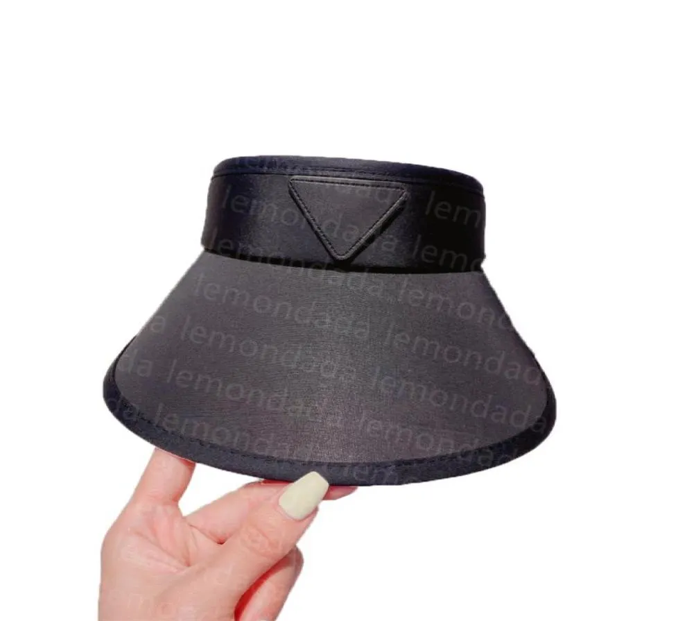 Visiera parasole estiva per esterni Uomo Donna Berretto firmato Visiere protettive solari Cappucci traspiranti stile casual3629692