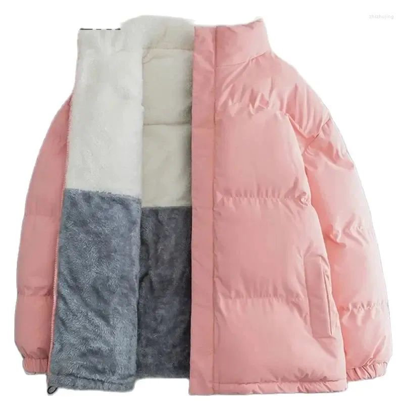 Женские траншеи Coats 2023 Fashion Spring Summer Down Cotton Jackets Stand-Up воротника корейская теплая пара наряды женская двойное пальто