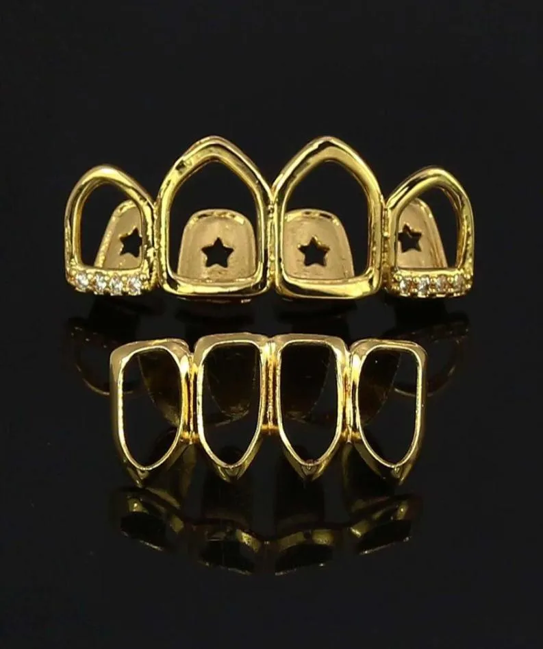 Hip Hop Sieraden Heren Drip Grills Luxe Designer Tanden Grillz Rapper Hiphop Sieraden Diamant Iced Out Mode Accessoires Goud Silv5922459