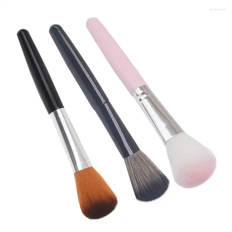 Ben spazzole per trucco singolo spazzola a polvere sciolta multifunzionale contorno blush tubo di alluminio addensato generale