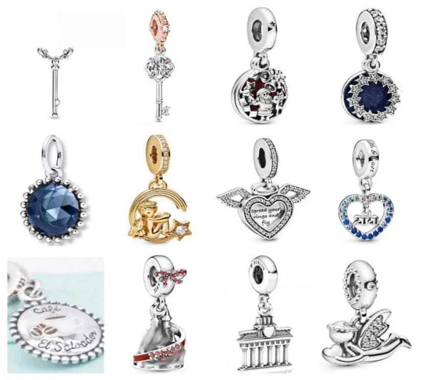 925 Silver Fit P Stitch Bead Jewelry Present Carving Lämplig för kvinnor Charms Armband Charm Pärlor Dangle DIY Jewelry Accessor1305410