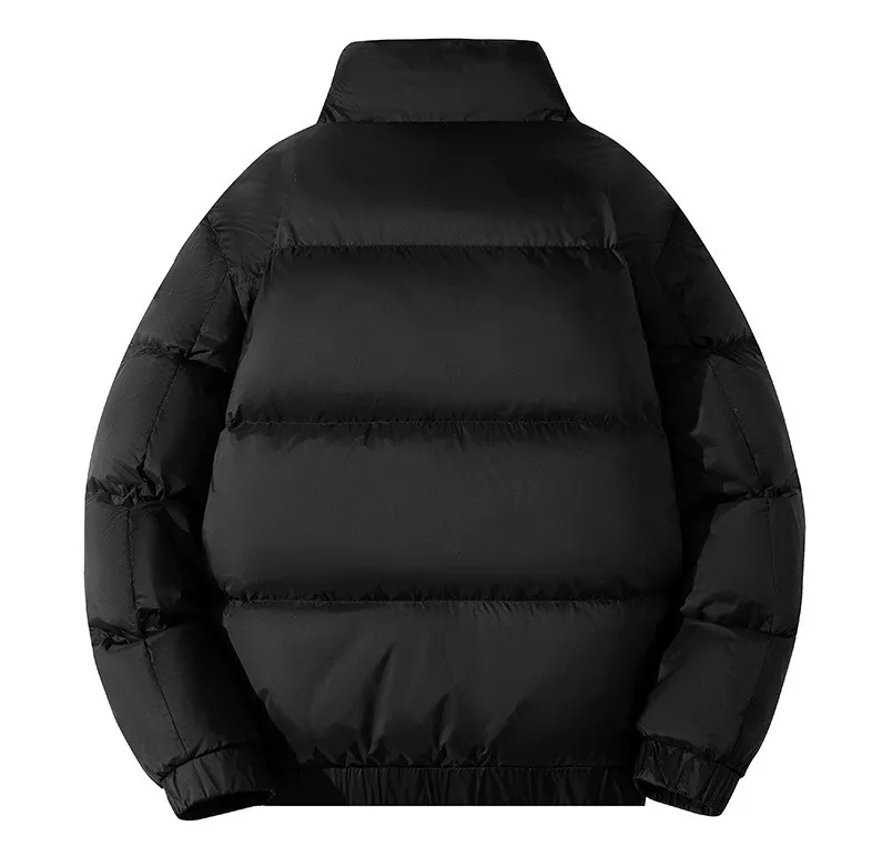 Nouvelle inspection nationale de la qualité standard veste de canard blanc pour la chaleur hivernale pour hommes, confort, minimaliste de la veste de couple de collier