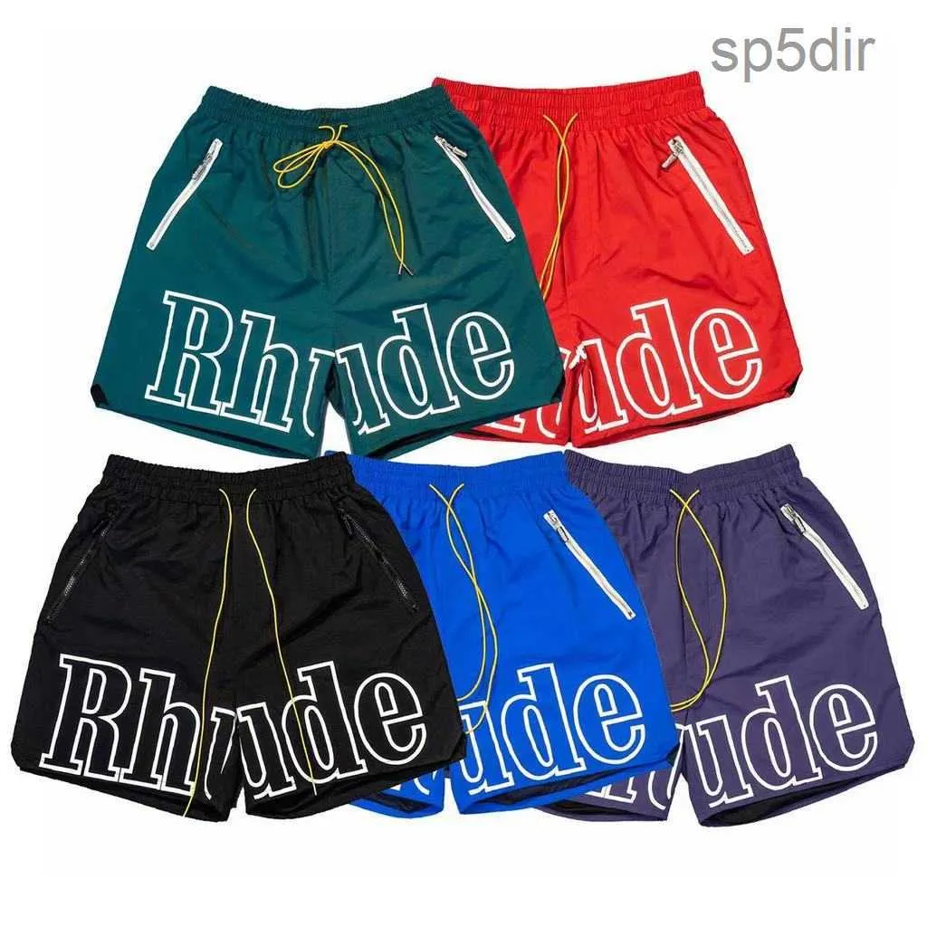 Rhude Shorts Herren Designer kurze Männer Sets Tracksuit Hosen lose und komfortable Mode sein beliebt 2023 Neue Stil S M l xi Polyester D0JN HZ4C