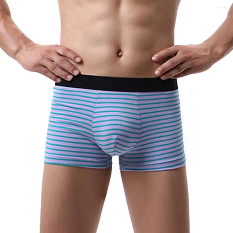 Onderbroek ondergoed man heren zachte briefs knickers shorts sexy klassieke krijtstreep ropa interieur hombre