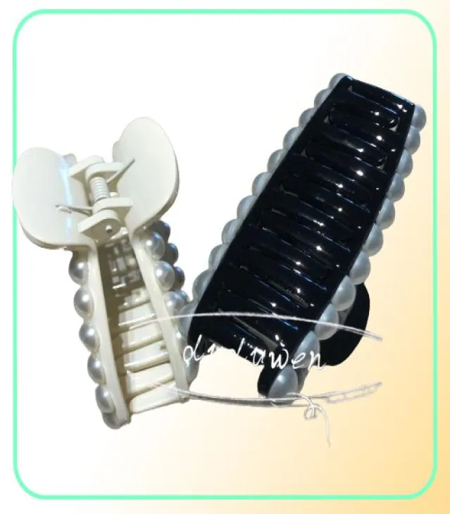 8X43CM Moda vintage perle acrilico Hair Claw inciso C selezione morsetti 2C classici accessori per capelli VIP7623965