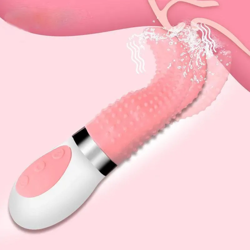 Artículos Masaje Gspot Vibrador de lengua Vibrador Masturbador Vagina Apretada Lamiendo Oral Estimulador de Clítoris Masturbador Juguetes Sexuales para Mujeres