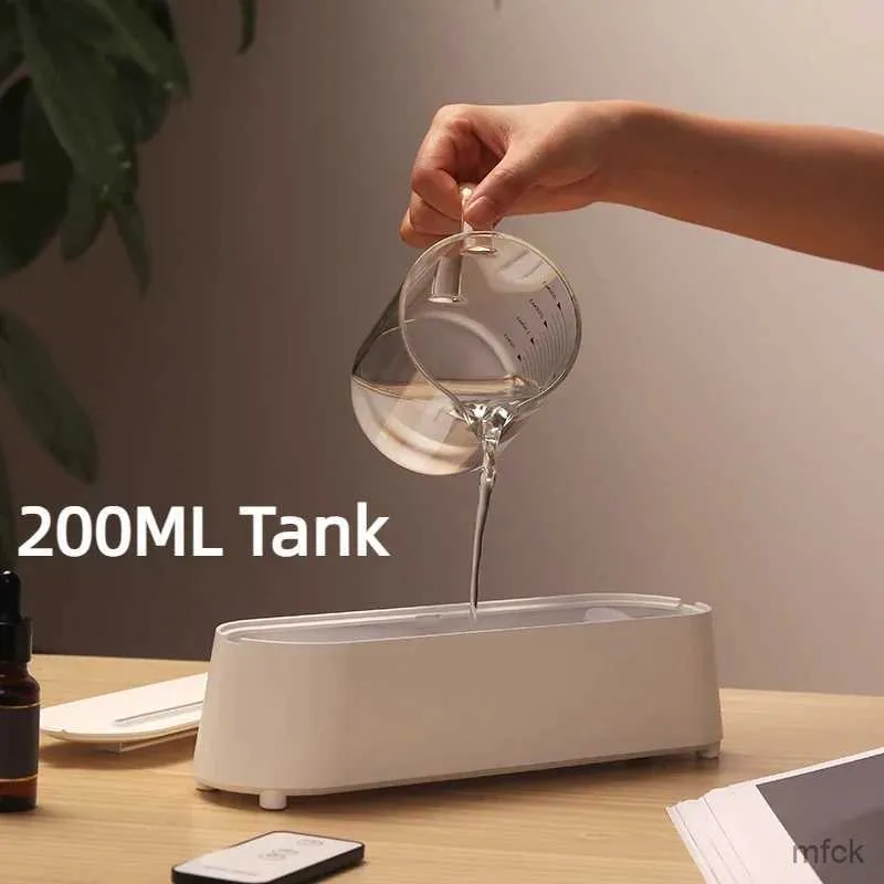 Humidificateurs Nouveau diffuseur d'air ultrasonique de flamme avec télécommande Cool Mist Maker humidificateurs d'air de Simulation 3D diffuseur d'huile essentielle d'arôme
