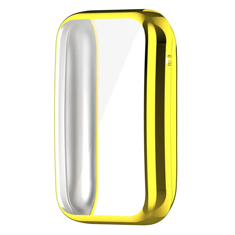 Full Cove Plating Case For Xiaomi Mi Band 7 Pro Screen Protector Film Edge Protection on Xiomi Miband 7pro Bumper screen Shell