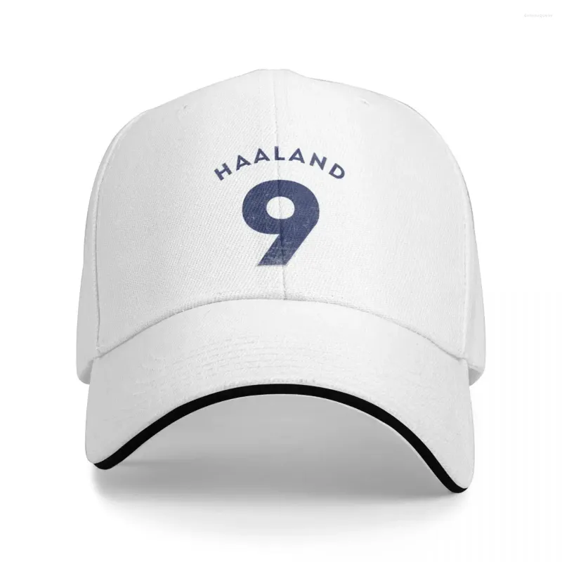 Ball Caps Haaland Number 9 Baseball Cap Trucker Hat Uv-bescherming Zonne-energie Dameshoeden Heren