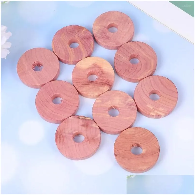 Storage Boxes Bins 30 Pcs Bug Repellant Wood Block Cedar Ring Off Insect Fragrant Bamboo Drop Delivery Home Garden Housekeeping Organi Otldk