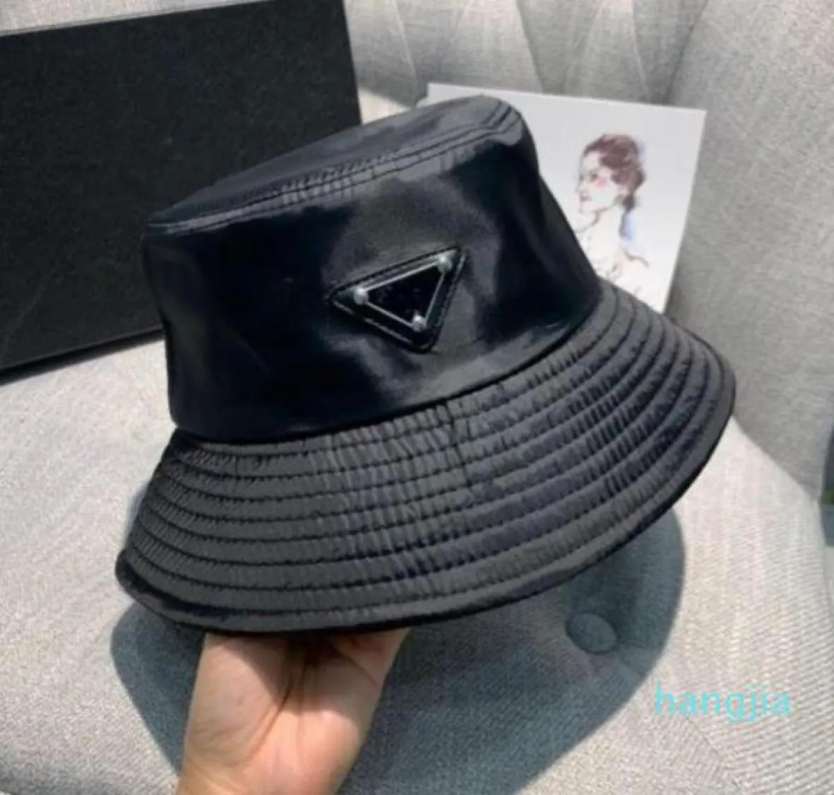 New Bucket Hat For Women Fashion Classic Designer Women Nylon Hat New Autumn Spring Fisherman Hat Sun Caps Drop ship3287971