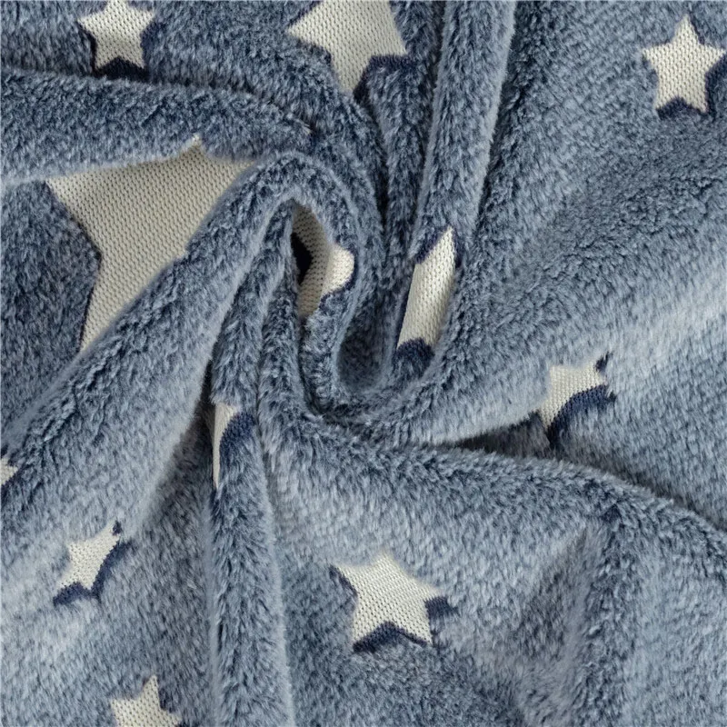 Fleece Blanket Luminous Children's Blanket Autumn e Winter Sofá Cobertor de tampa