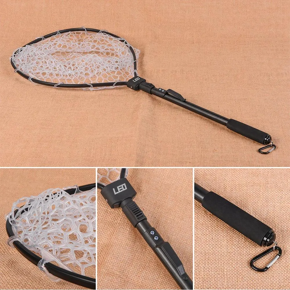 Combo Retractable Fishing Net Foldable Landing Net Pole Folding Landing Net  For Outdoor Camping Saltwater Fishing Goods From Lzqlp, $29.44
