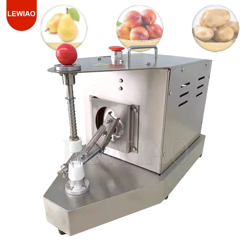 Electric Edelstahl Verstellbarer Obstschäler -Schälermaschine für Apfelbeinorange Zitronengrün Persimmon
