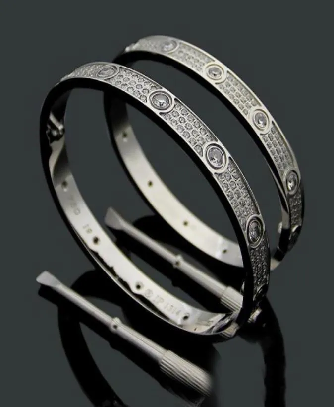 Bangle Europe och USA: s titanstålstjärnor armband skruvmejsel Eternal Ring Star Lovers Armband Gold Silver Rose 4448631