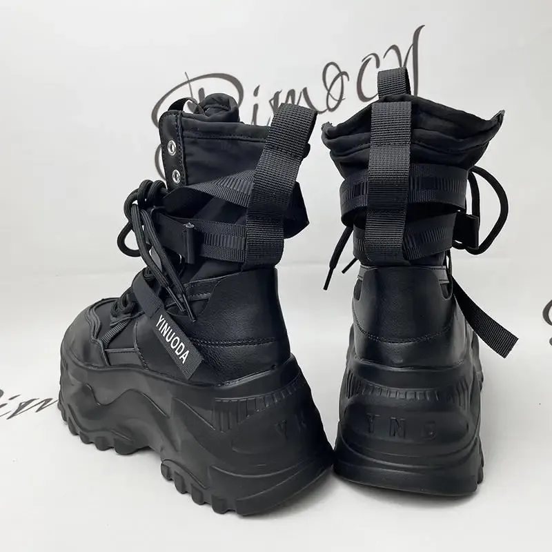 DHgate.com:White Chunky Platform Boots for Women, Lace-Up DHgate.com:White Chunky Platform Boots for Women, Lace-Up