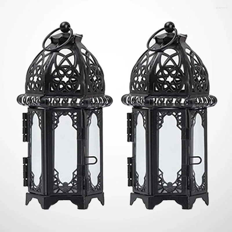 Candle Holders 2 Pcs Lantern Decoration Para Mujer Interior Classical