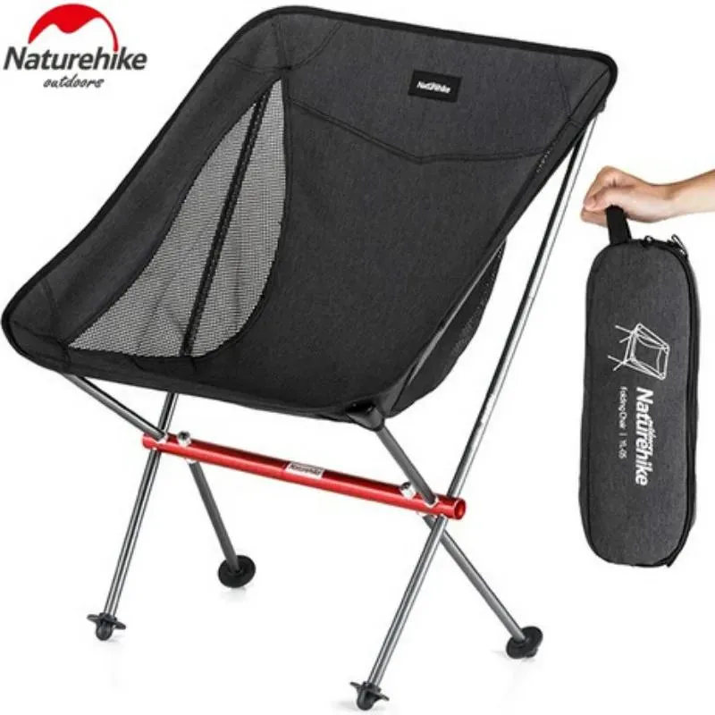 Naturehike YL05 Léger Portable Extérieur Pliant Chaise De Plage Pêche Pique-Nique Chaise Pliable Camping Chaise Lune Chaise