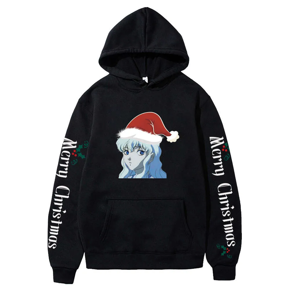 Gojo satoru jultryck hoodies halloween tröjor anime tecknad hiphop streetwear tunt fleece tröja