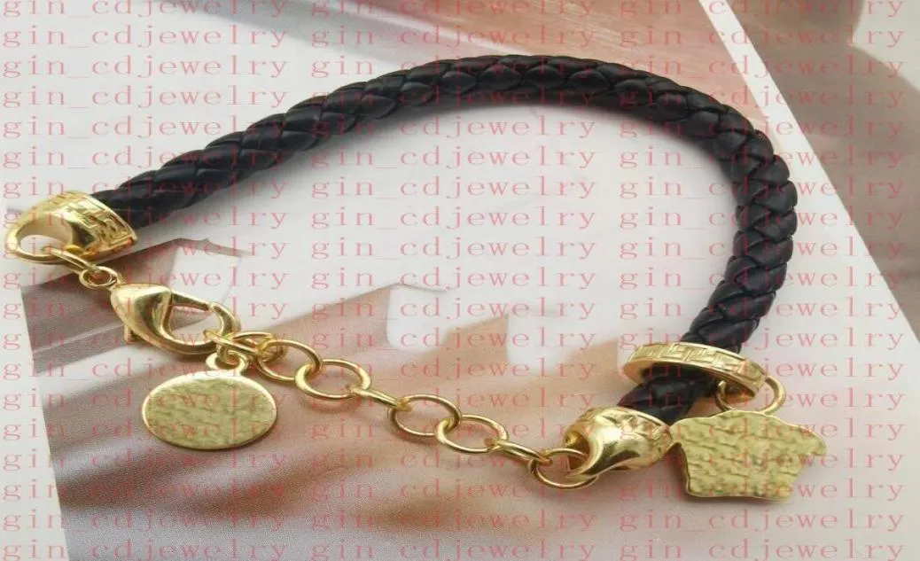 Modedesigner armband Banshee Head flätat rep födelsedagspresent v11085099