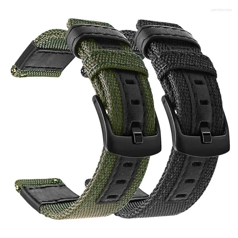 Sehen Sie sich Bands Nylonband für Garmin Vivoactive 3 -Gurt vivoactive3/4/vivomove hr/Forerunner 645/Venu 245 245m Armband